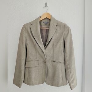 Classic Tan Ann Taylor Women's Blazer